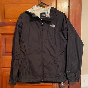 Black North Face Rain Coat